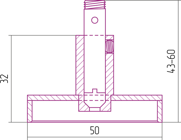 Кронштейн TUBE телескопический
